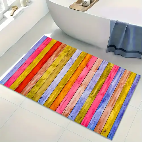alfombras de madera para baño