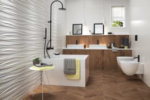 Todo sobre los azulejos tipo madera para baños