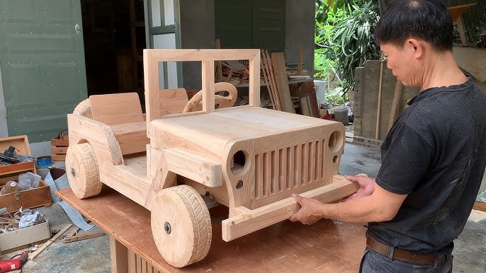 coches de madera para bebés