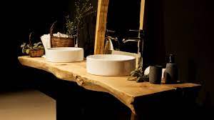encimeras de madera para baños